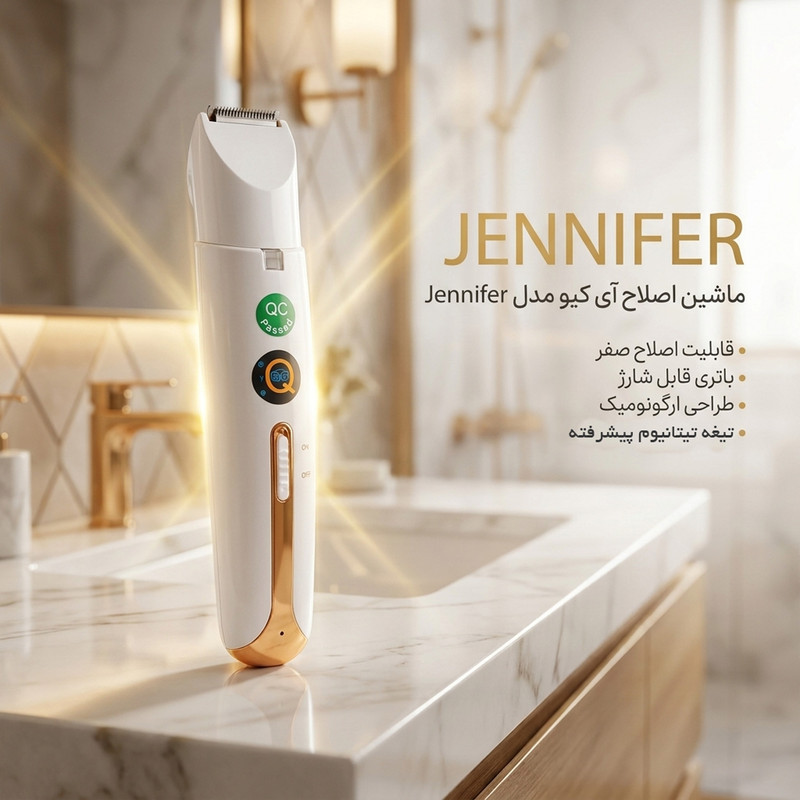 ماشین اصلاح صورت آی کیو مدل Jennifer کد Line-Asl