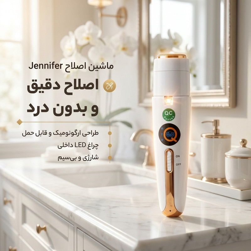 ماشین اصلاح صورت آی کیو مدل Jennifer کد Line-Asl