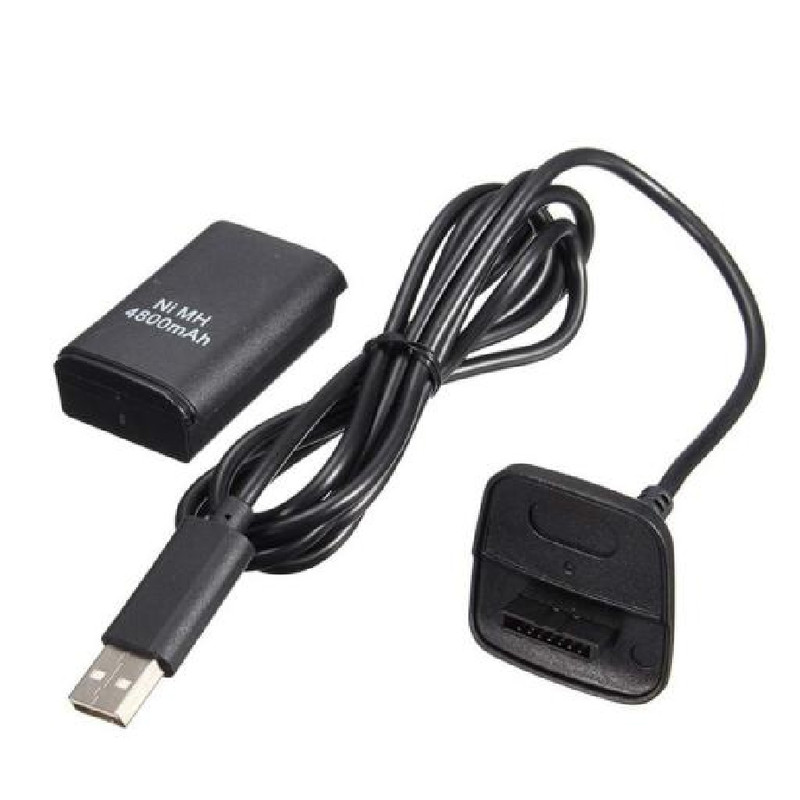 باتری و شارژر دسته بازی ایکس باکس ۳۶۰ مدلxxh-360-2