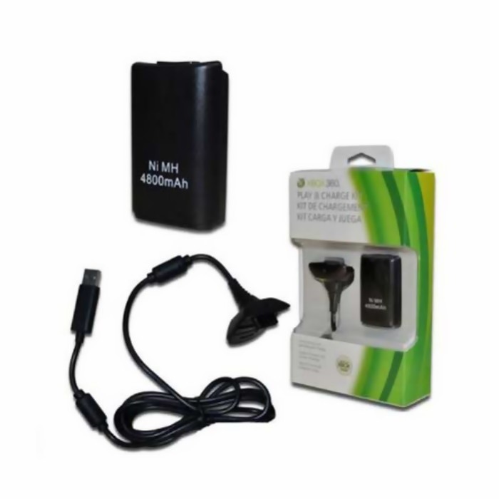 باتری و شارژر دسته بازی ایکس باکس 360 مدل X_PLUS