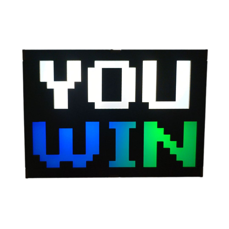 آیکون لایت گیم لند پلاس مدل YOU WIN