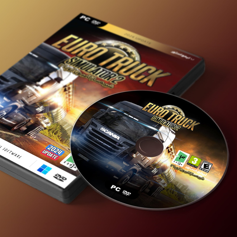 بازی Euro Truck Simulator 2 مخصوص PC نشر لیمو استور