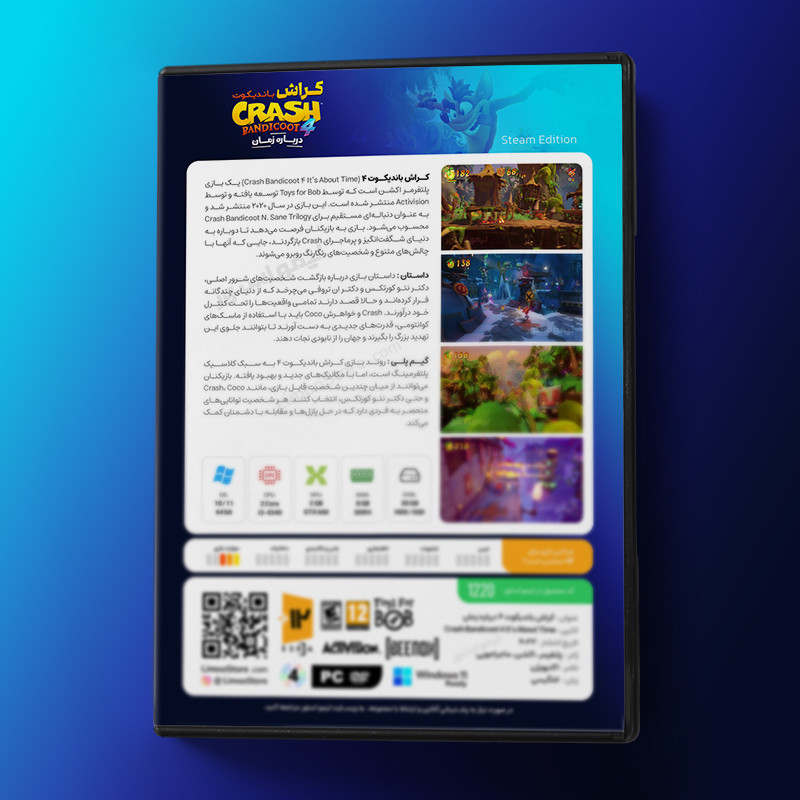 بازی Crash Bandicoot 4 It’s About Time مخصوص PC نشر لیمو استور