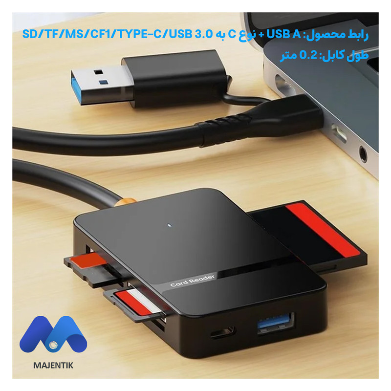 کارت خوان 8 پورت مجنتیک مدل ADS-316