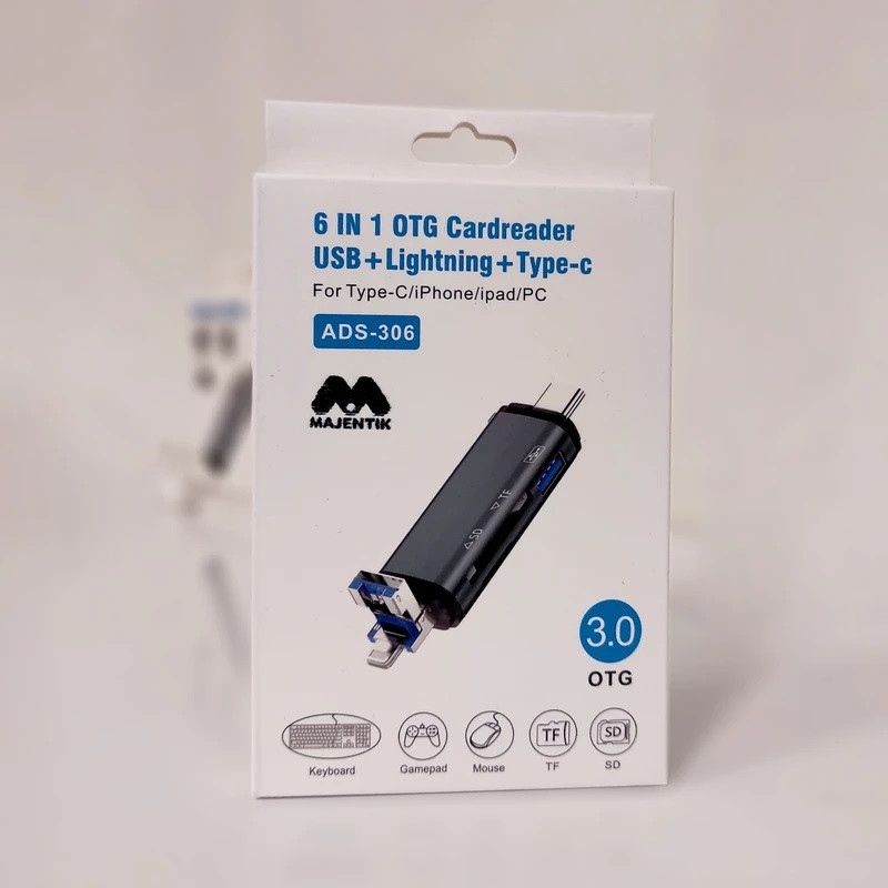 کارتخوان 6 پورت مجنتیک مدل ADS-306