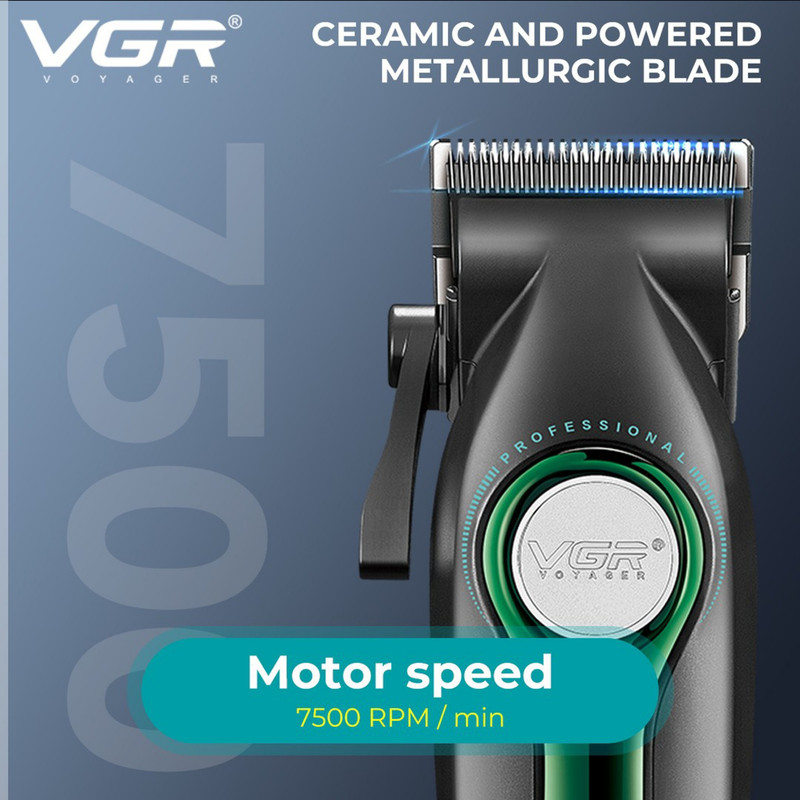 ماشین اصلاح موی سر و صورت وی جی ار مدل v-010