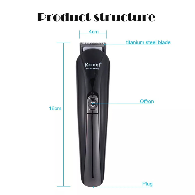 ماشین اصلاح موی بدن و صورت کیمی مدل KM-600