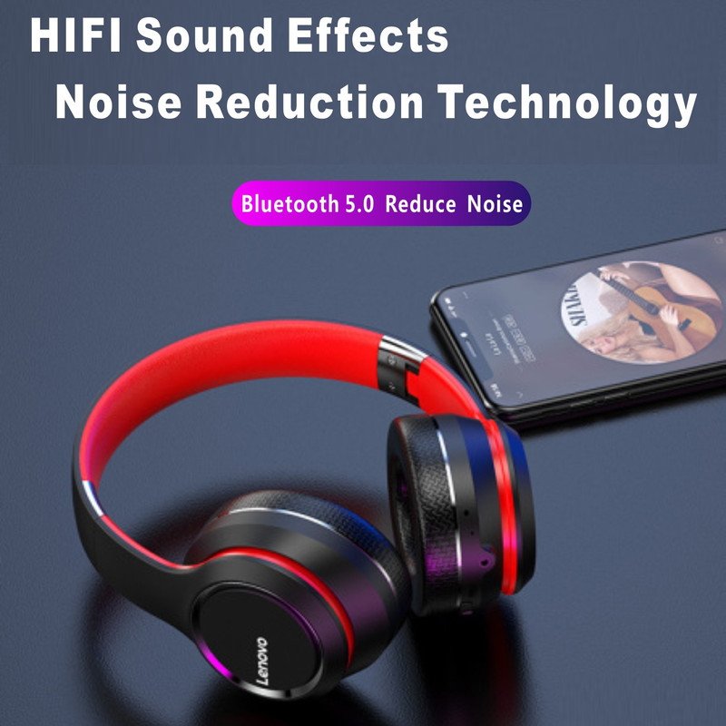 هدفون بی سیم لنوو مدل HD200