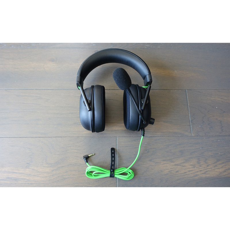 هدست گیمینگ ریزر مدل BlackShark V2 X با نویز کنسلینگ بدنه و نویز کنسلینگ میکروفون (ENC)، اتصال از طریق جک 3.5 میلیمتری، دارای صدای فراگیر 7.1 کاناله، دارای تکنولوژی صدای 360 درجه