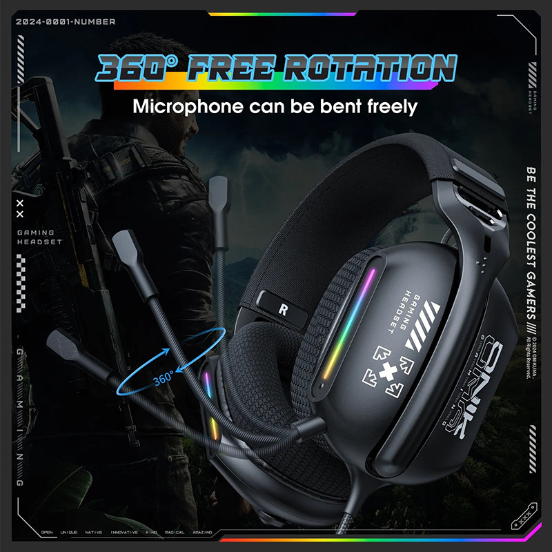 هدست گیمینگ اونیکوما مدل X12 RGB