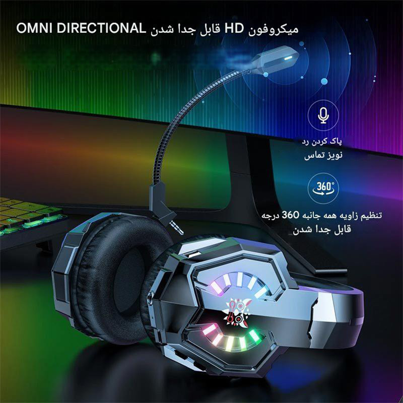 هدست بی سیم گیمینگ اونیکوما مدل B15