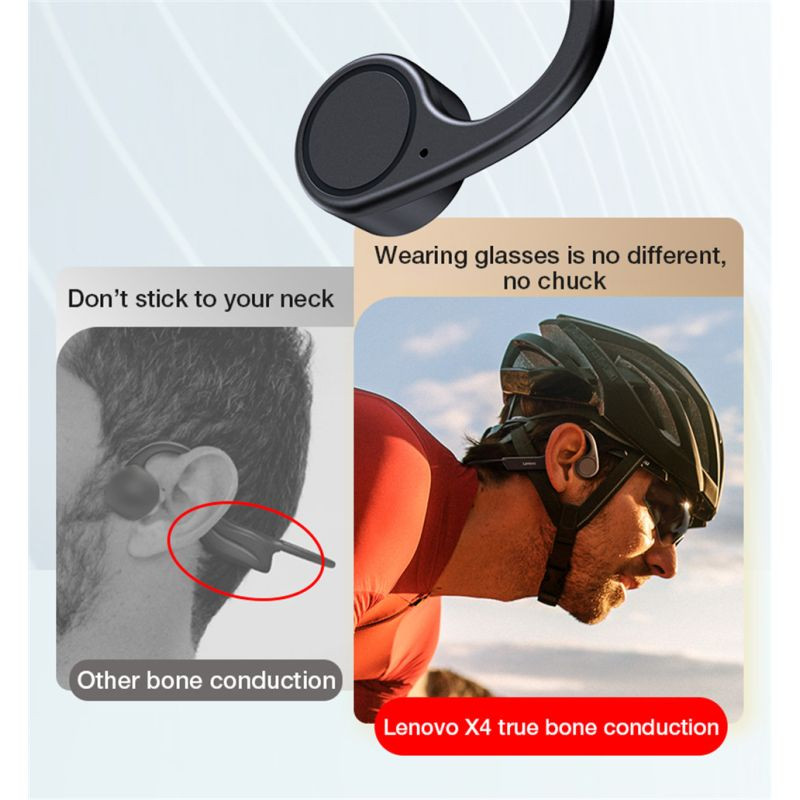 هدست بلوتوثی لنوو مدل X4 Bone Conduction IP56