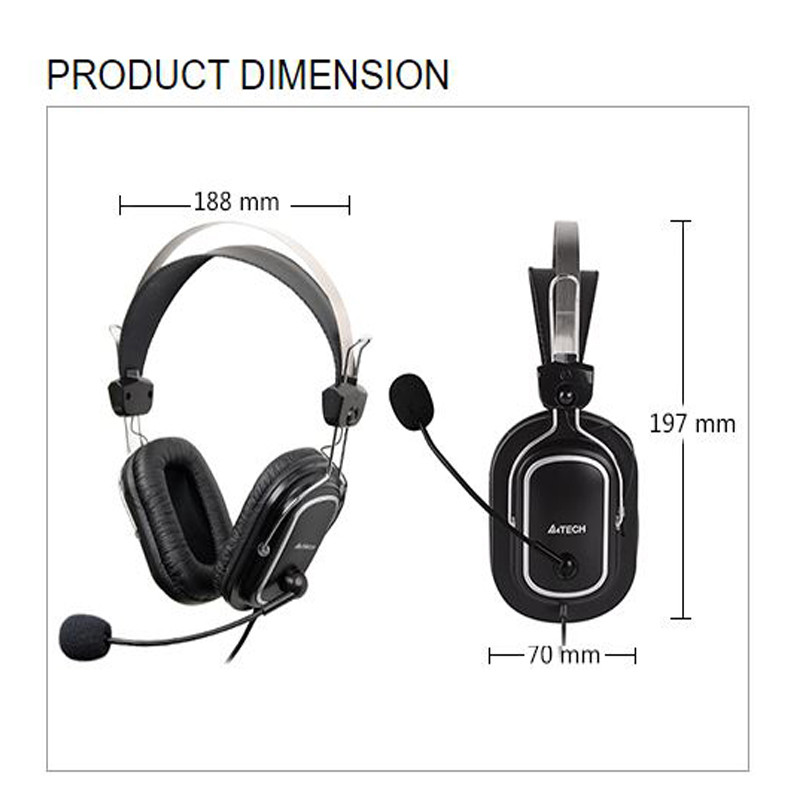هدست ای فورتک مدل STEREO_HU_5O