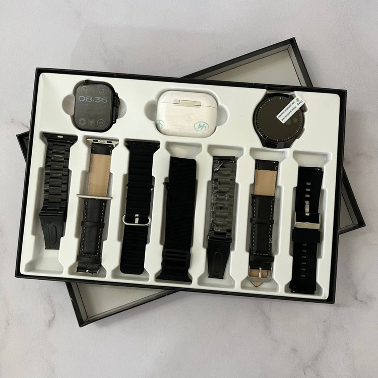 ساعت هوشمند رموجت مدل i80 Suit Extremc بسته 2 عددی به همراه هدفون بلوتوثی