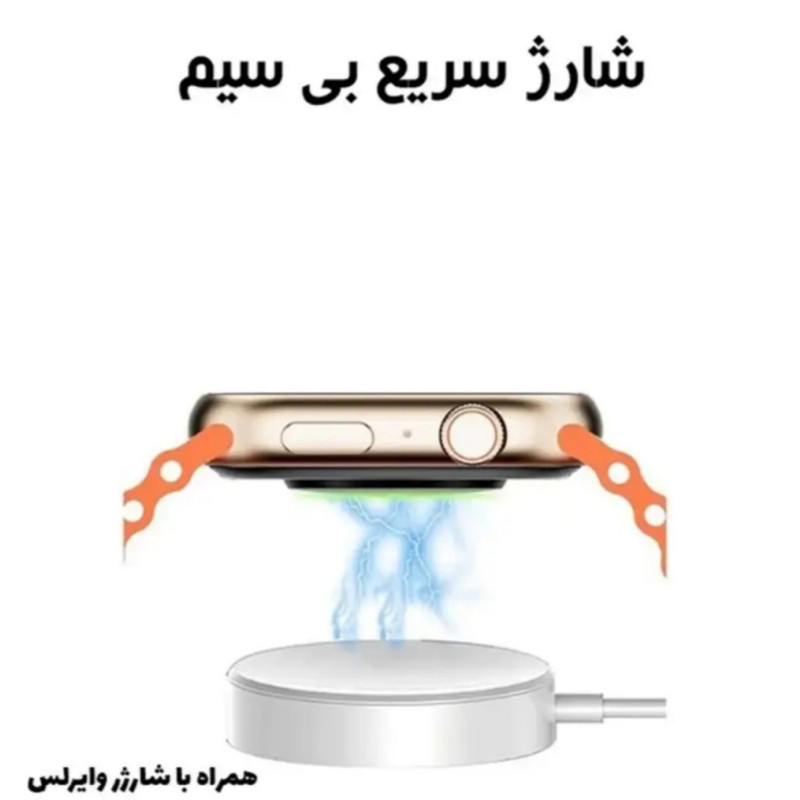 ساعت هوشمند 49 میلی متری ام کا مدل K300 با بند سیلیکونی به همراه هدفون بلوتوثی