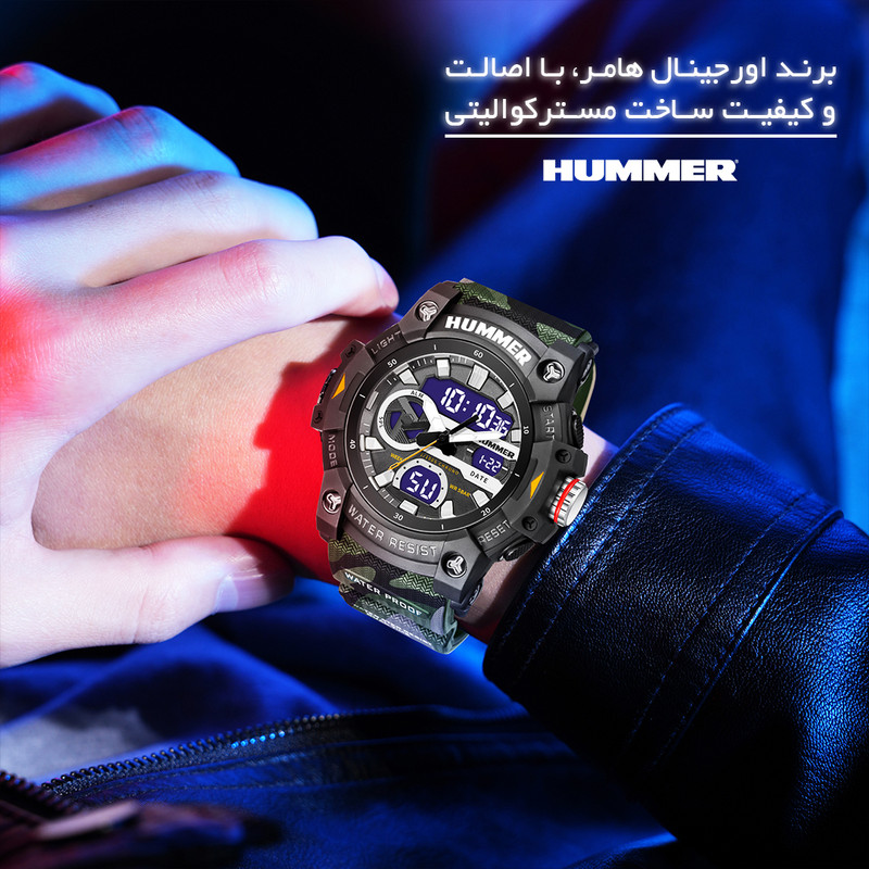 ساعت مچی عقربهای کوارتز مردانه هامر مدل HM1440-C5