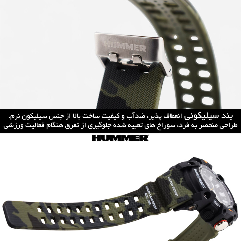 ساعت مچی عقربهای کوارتز مردانه هامر مدل HM1440-C5