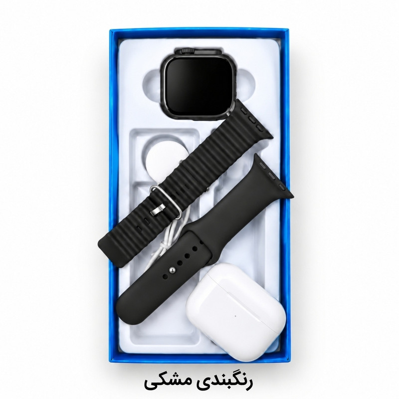 ساعت هوشمند 49 میلی متری زد تی مدل مکس 20 با بند سیلیکونی به همراه هدفون بلوتوثی