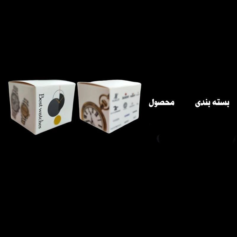 ساعت مچی عقربهای کوارتز مردانه مدل کلاسیک بند برزنتی کد 002