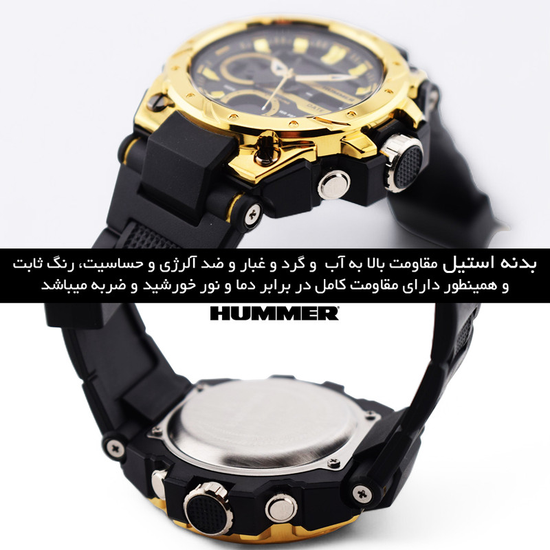 ساعت مچی عقربهای کوارتز مردانه هامر مدل HM1428-C2