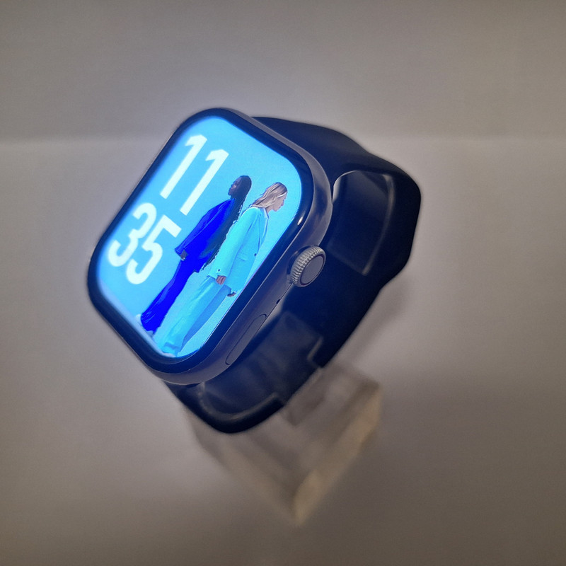 ساعت هوشمند 44 میلیمتری مدل S1000 با بند سیلیکونی و استیل