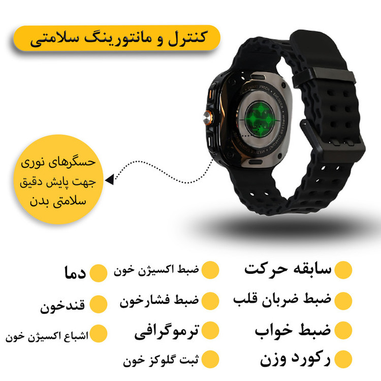 ساعت هوشمند 47 میلیمتری ویسمی مدل WS_X300 با بند سیلیکونی