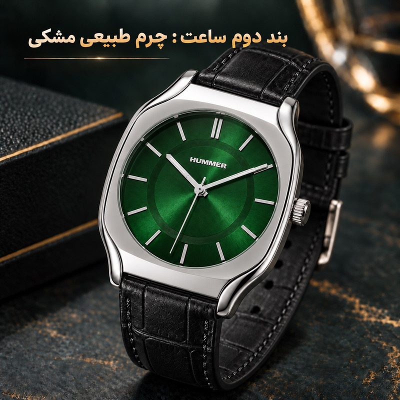 ساعت مچی عقربه ای مردانه هامر مدل موتور ژاپن رفرنس HM1116-C1