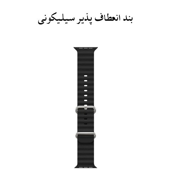 ساعت هوشمند 49 میلی متری تیکت مدل TK-W50 به همراه 6 بند سیلیکونی