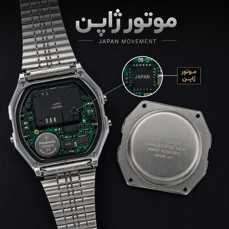 ساعت مچی مردانه کلاسیک مدل موتورژاپن A159W