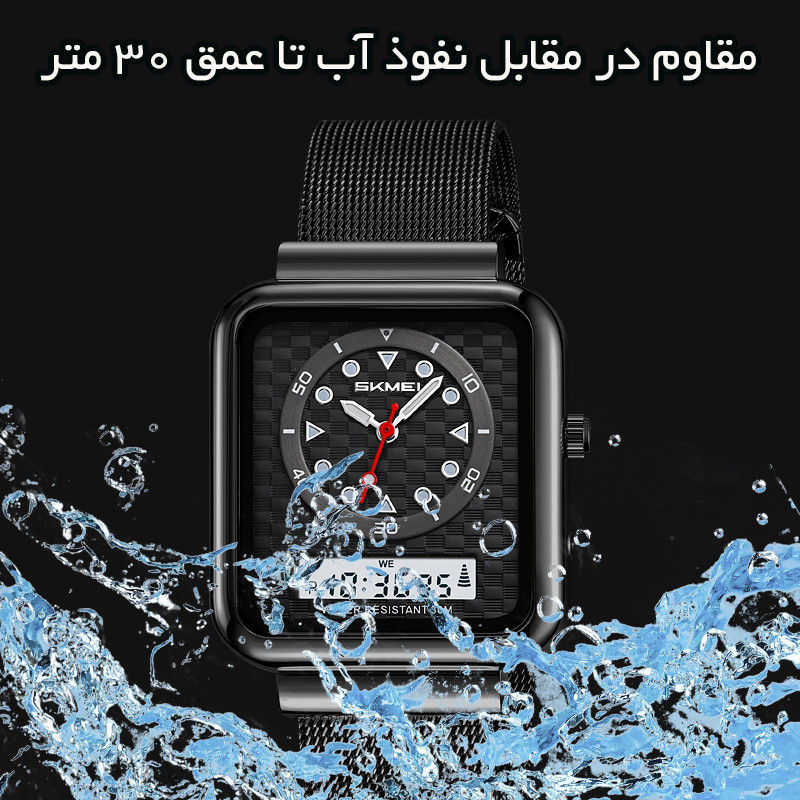 ساعت مچی دیجیتال مردانه اسکمی مدل 2466 BK