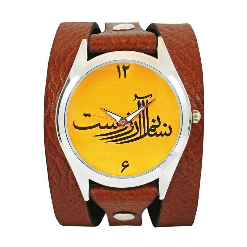 ساعت مچی عقربه ای اچ آر دیزاین گروپ مدل انسانم آرزوست w059