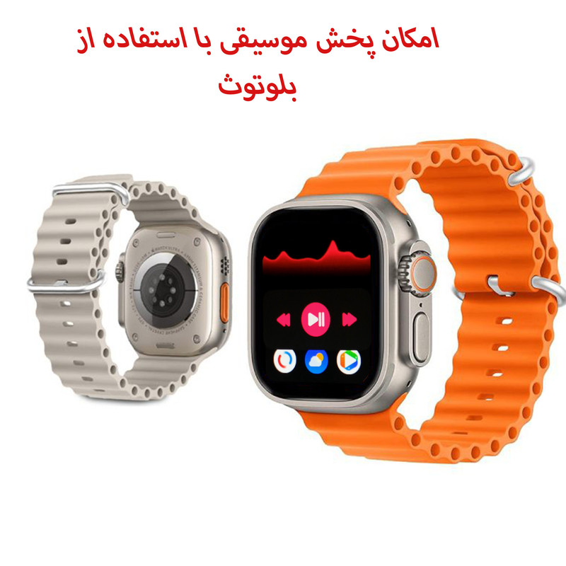 ساعت هوشمند ویسمی مدل Ultra 2 به همراه هدفون بلوتوثی