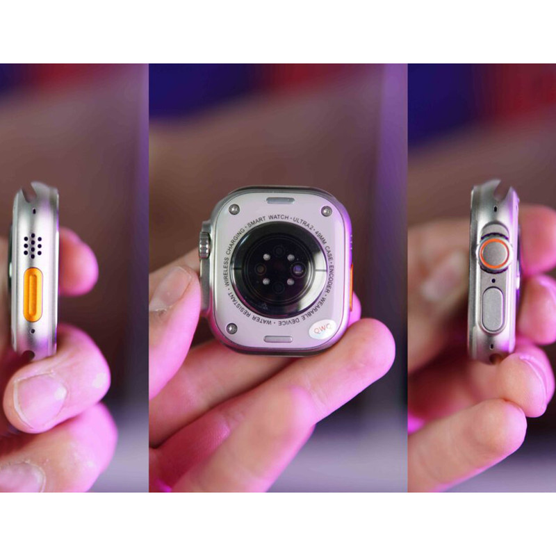 ساعت هوشمند مدل HK9 ULTRA 2 MAX دارای قابلیت های صفحه نمایش رنگی، صفحه نمایش لمسی، کنترل موسیقی (Music Player)، کنترل سطح اکسیژن خون، قابلیت مکالمه از طریق بلوتوث، پشتیبانی از زبان فارسی در منو و سیستمعامل بند سیلیکون