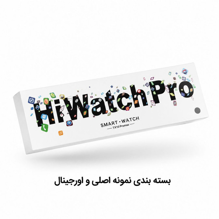 ساعت هوشمند 46 میلی متری های واچ پرو مدل TX10 Promax با بند سیلیکونی