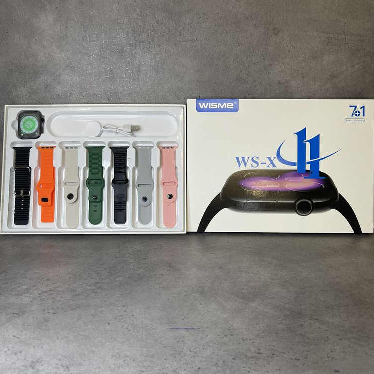 ساعت هوشمند 2.0 اینچی ویسمی مدل ws-X11 با بند سیلیکونی