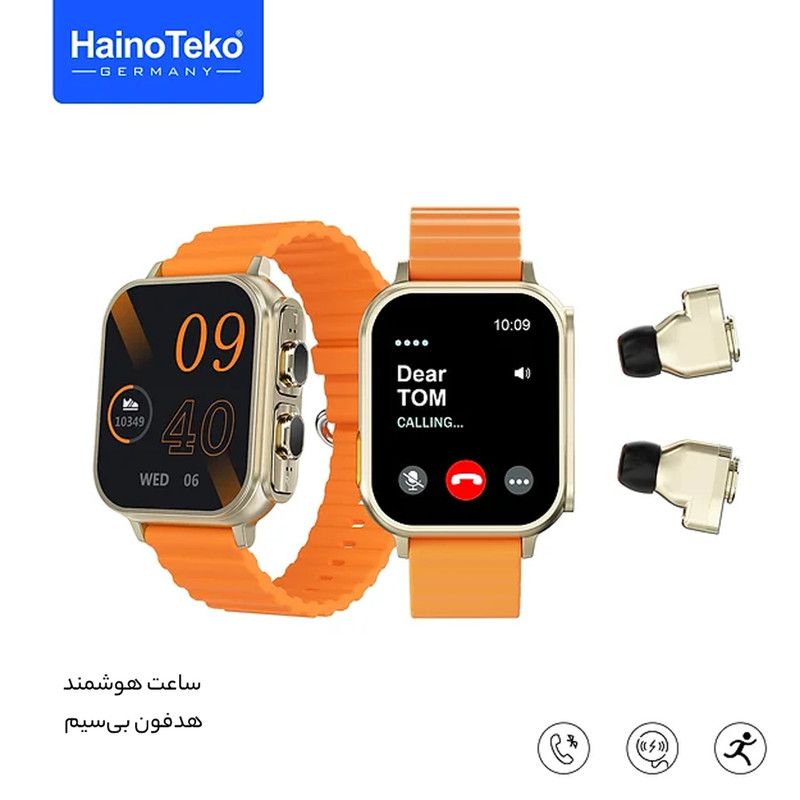 ساعت هوشمند هاینو تکو مدل APY ST1 SMART BALANCED دارای قابلیت های کنترل موسیقی، شمارنده ضربان قلب، گام شمار، قابلیت مکالمه از طریق بلوتوث، پشتیبانی از زبان فارسی، بند سیلیکون