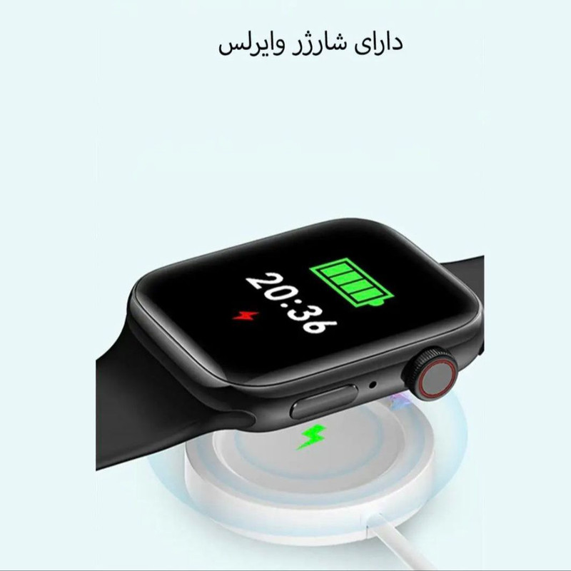 ساعت هوشمند 46 میلی متری مدل ME08 با ۲ بند سیلیکونی