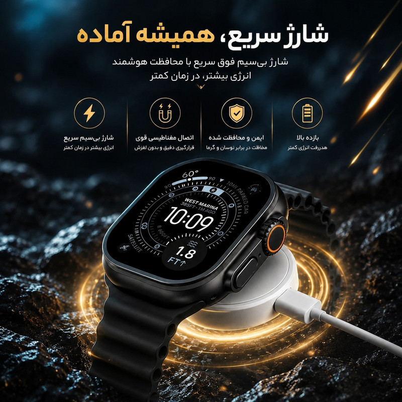 ساعت هوشمند 49 میلیمتری لیواکس مدل GS-59 Pro با بند سیلیکونی