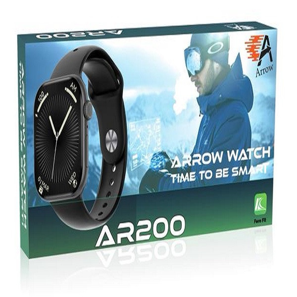 ساعت هوشمند 45 میلیمتری ارو مدل AR200 با بند سیلیکونی