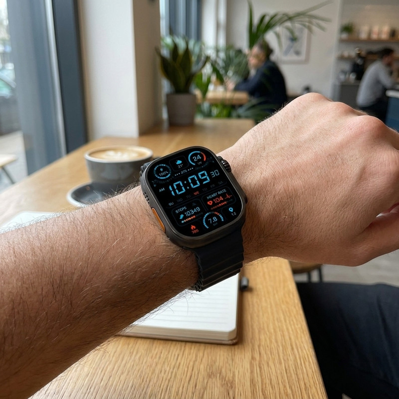 ساعت هوشمند 49 میلیمتری لیواکس مدل GS-59 با بند سیلیکونی
