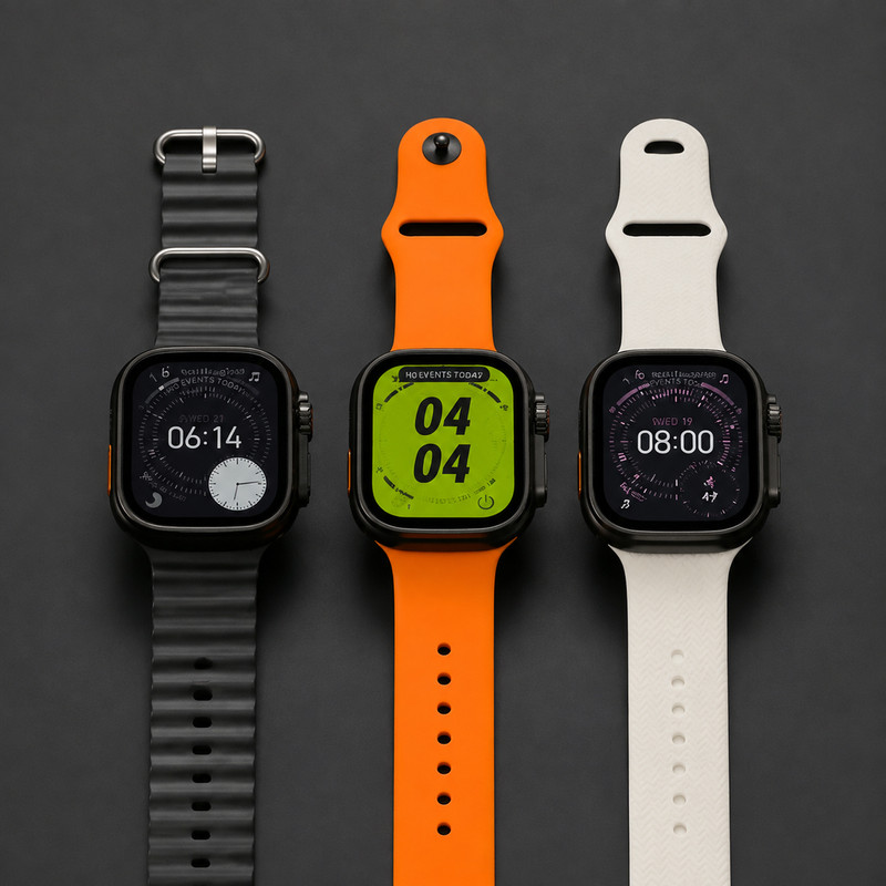 ساعت هوشمند 49 میلیمتری لیواکس مدل GS-59 با بند سیلیکونی
