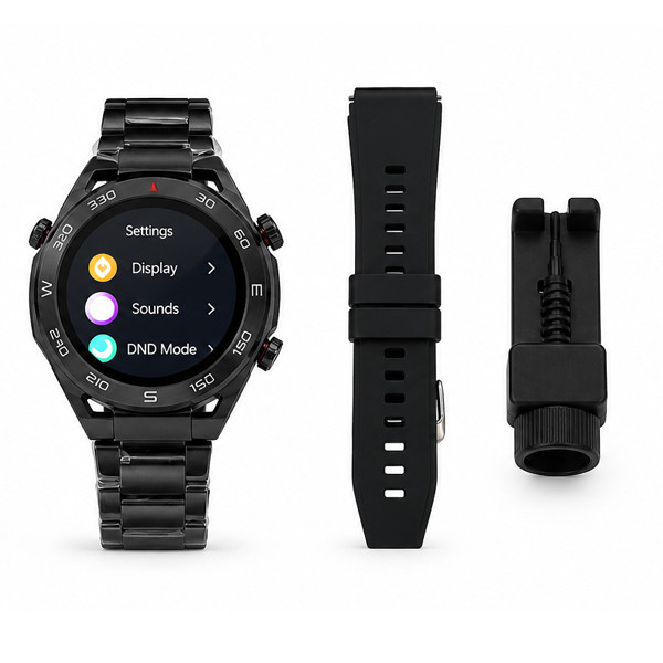ساعت هوشمند 49 میلیمتری ووکاس مدل G6 MAX با بند استیل ضدزنگ