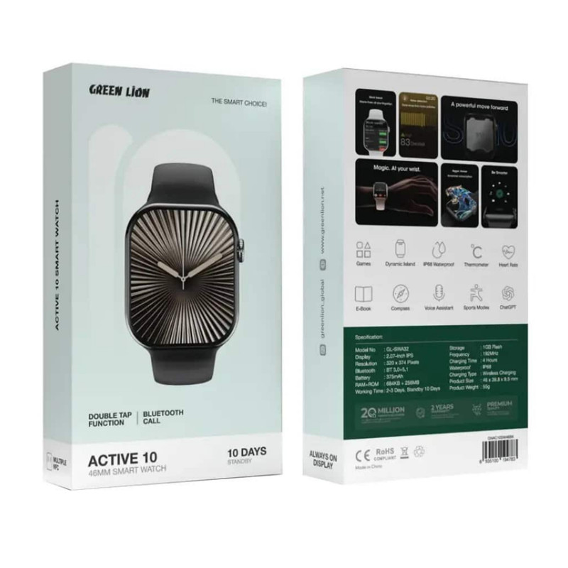 ساعت هوشمند گرین لاین مدل Active 10 46mm