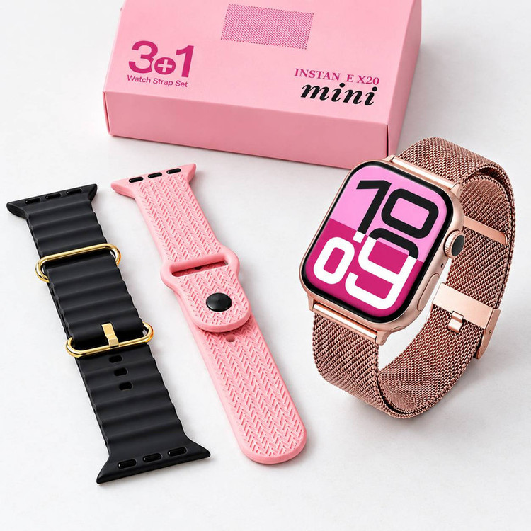 ساعت هوشمند 1.5 اینچی ویسمی مدل x29 mini با بند میلانس