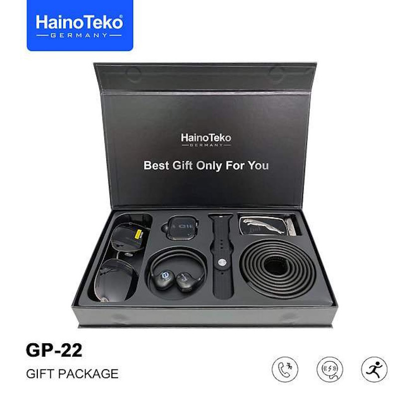 ساعت هوشمند هاینو تکو مدل MAR AMOLED GP-22 SMART دارای قابلیت های کنترل موسیقی (Music Player) بند سیلیکون