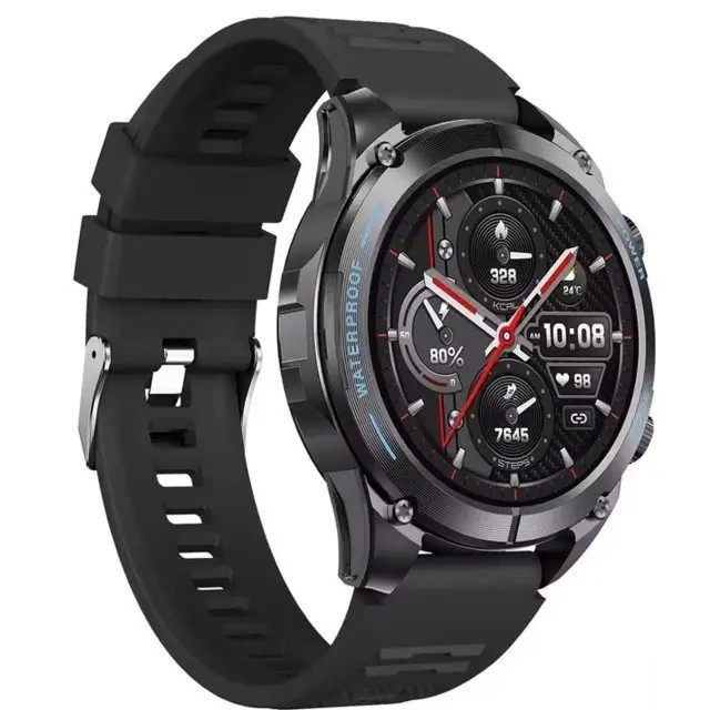 ساعت هوشمند 1.43 اینچی پاورولوجی مدل Titan Rugged Sport با بند سیلکونی