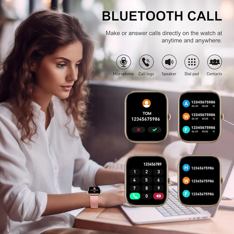 ساعت هوشمند 41 میلی متری ویسمی مدل X13 MINI با بند فلزی