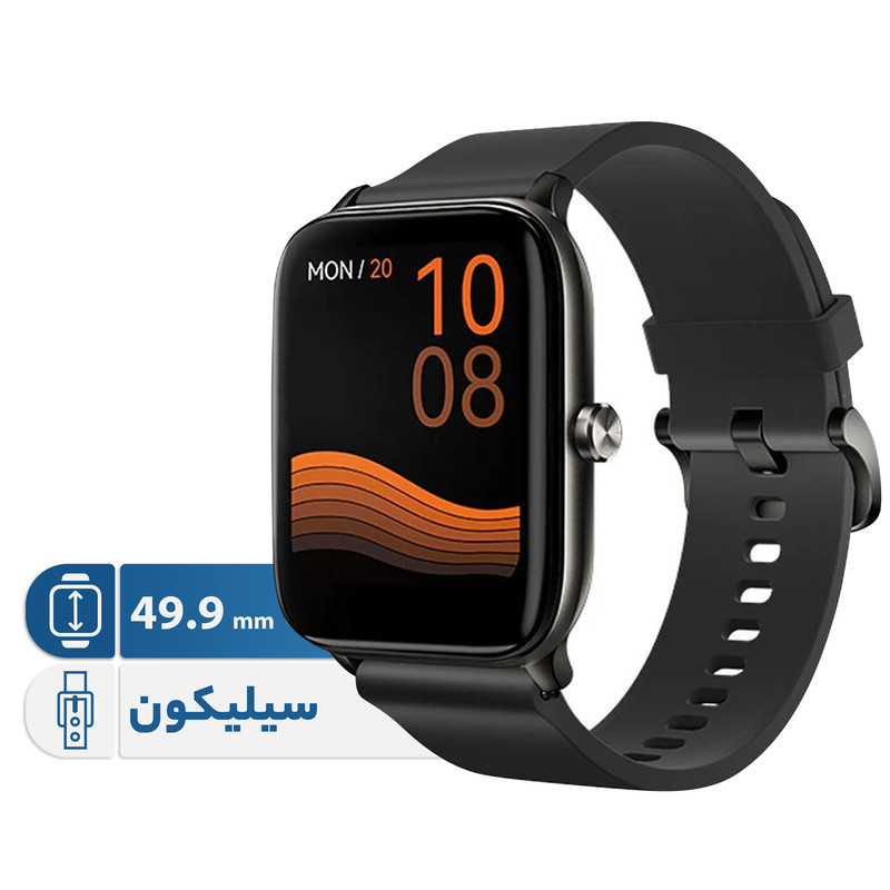 ساعت هوشمند 49.9 میلی متری هایلو مدل GST GLOBAL با بند سیلیکونی
