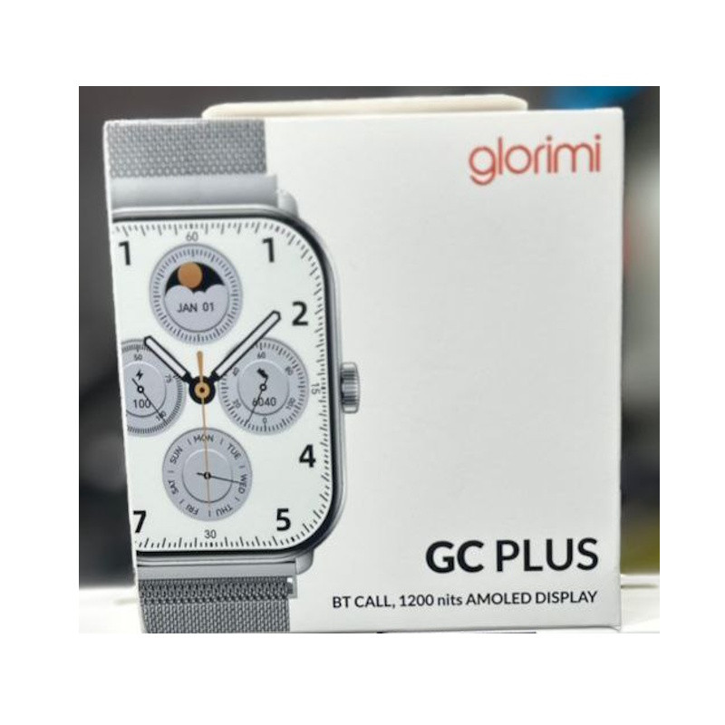 ساعت هوشمند 44 میلی متری گلوریمی مدل EMD GC PLUS با بند سیلیکونی