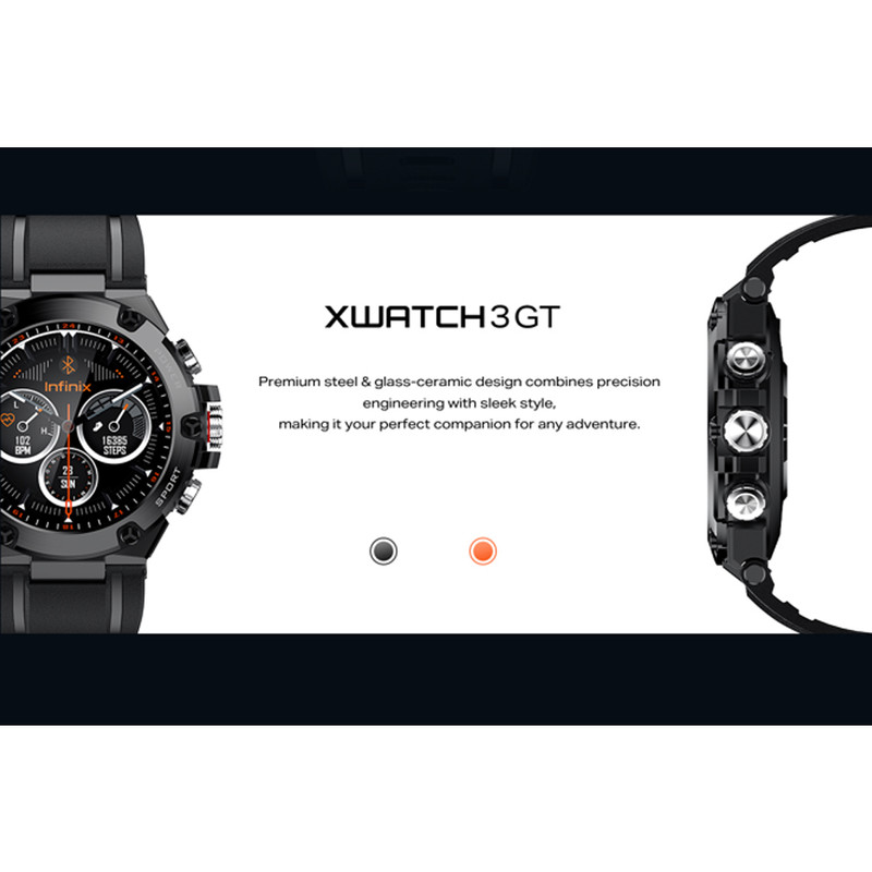 ساعت هوشمند 40 میلیمتری اینفینیکس مدل XWatch 3 GT با بند پلاستیکی